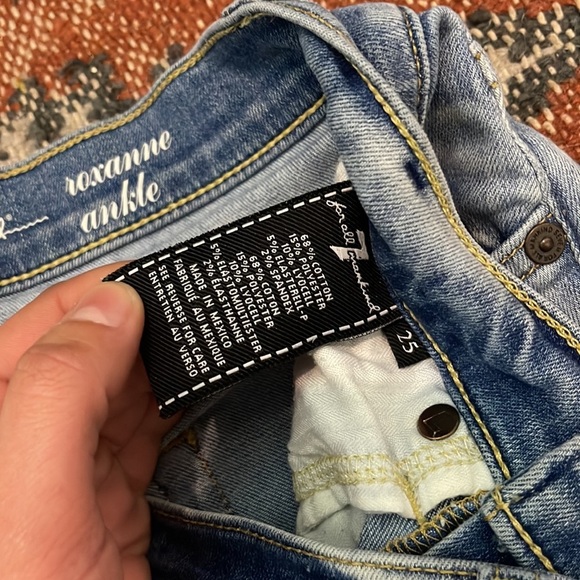 7 for all mankind roxanne ankle jeans size 25 - Picture 5 of 7